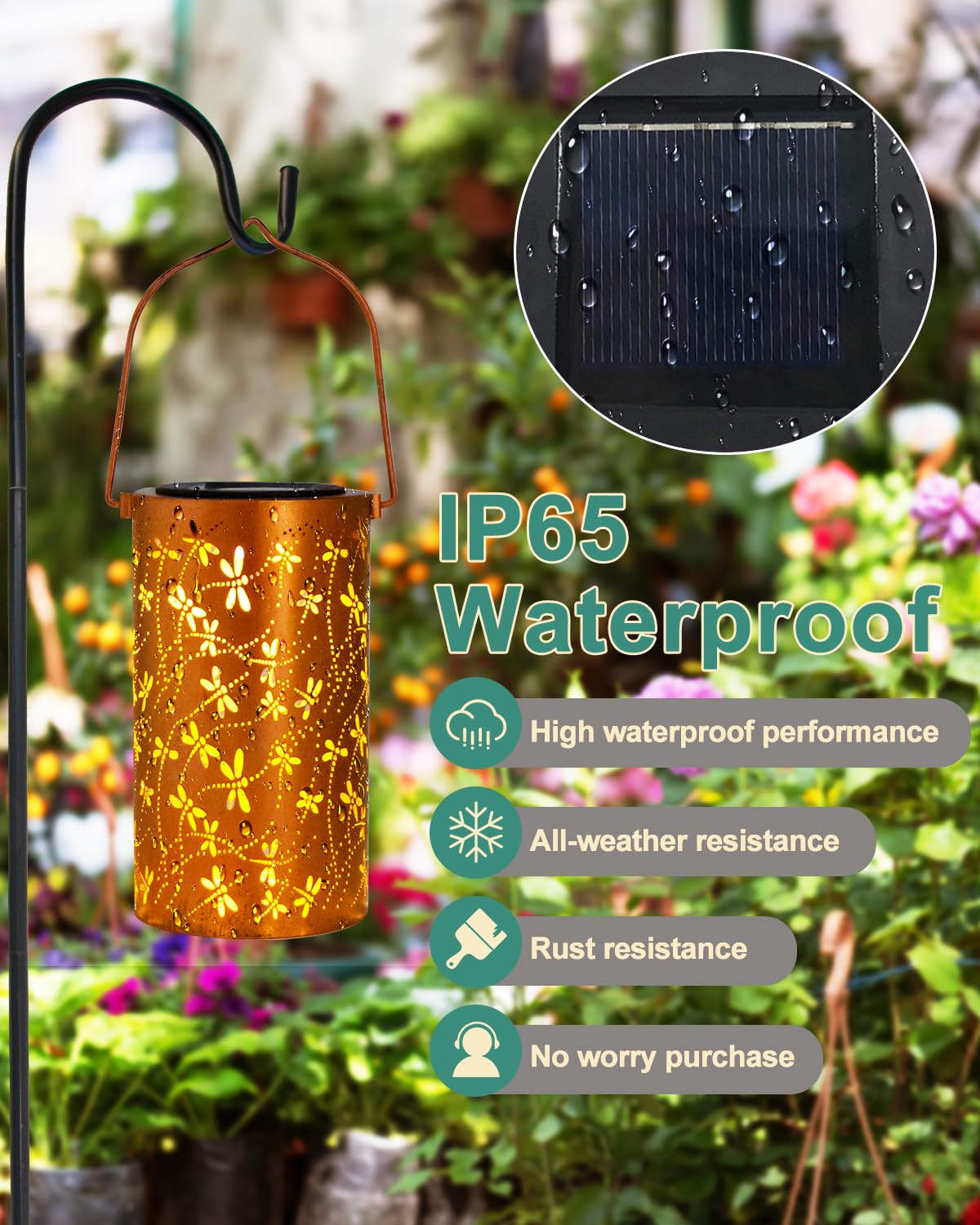 Dragonfly Solar Lantern – Unique Garden Gift for Mom, Grandma & Nature Lovers