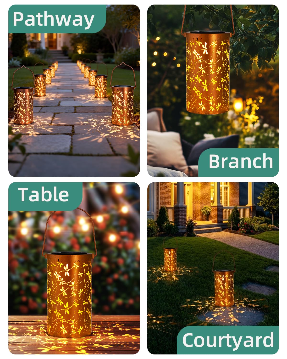 Dragonfly Solar Lantern – Unique Garden Gift for Mom, Grandma & Nature Lovers