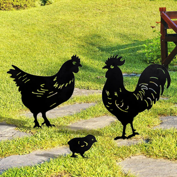 Bigfoot Metal Garden Stakes, Sasquatch Yard Decor